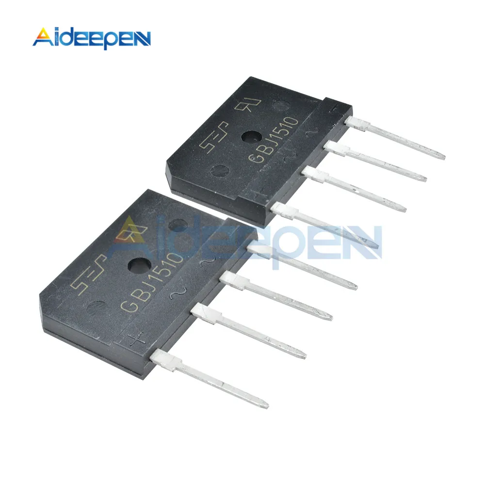 5 шт. 15A 25A 35A 50A 1000 В диодный мост выпрямитель KBPC1510 KBPC2510 KBPC3510 KBPC3510W KBPC5010 GBJ1510 GBJ2510 GBJ3510