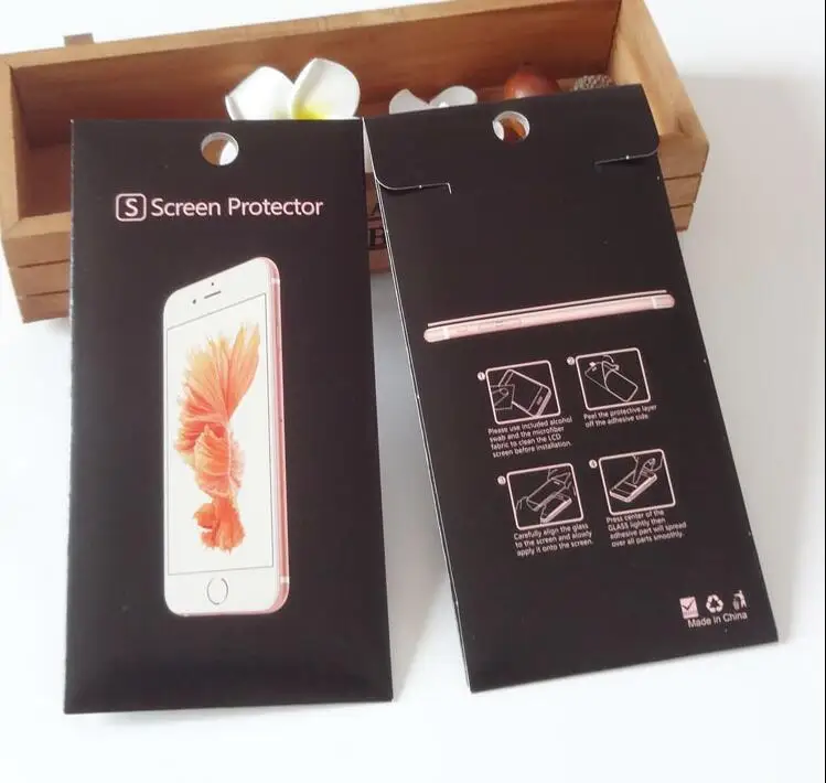 500 шт. оптом для iphone 7 6 6S Samsung S7 S6 защита экрана из закаленного стекла Универсальная