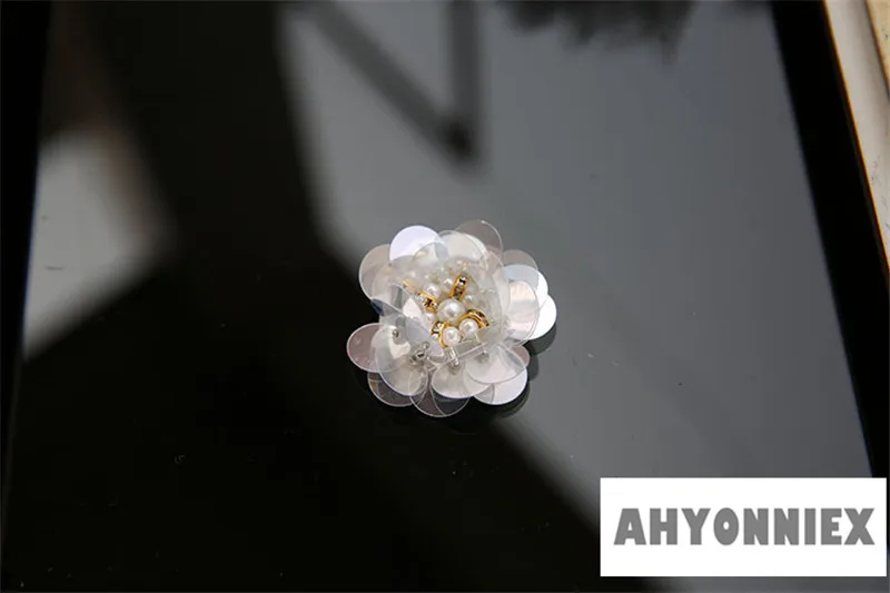 Type L 1pc 1 шт. DIY ручной работы Блестки Цветы Стразы нашивки с бисером пришить Бисероплетение платье аппликация Одежда свитер обувь сумки патч - Цвет: Type L 1pc