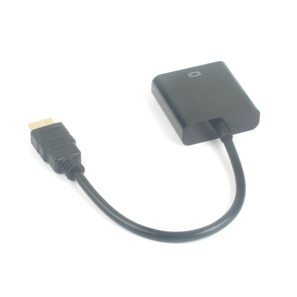 1080P HDMI штекер в VGA гнездо + аудио конвертер видео адаптер для ПК DVD HVA VGA|Кабели VGA| |