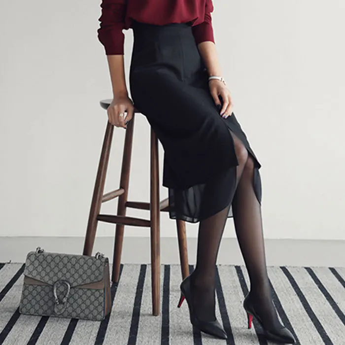 Женские Облегающие юбки-карандаш трапециевидной формы длиной до колена