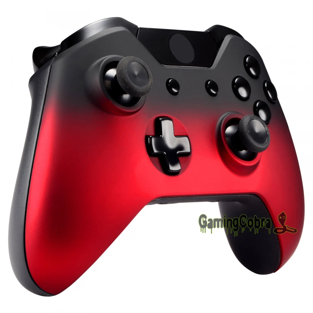 Shadow Red Мягкий сенсорный передний корпус Лицевая панель для Xbox One Стандартный контроллер-XOMSF19