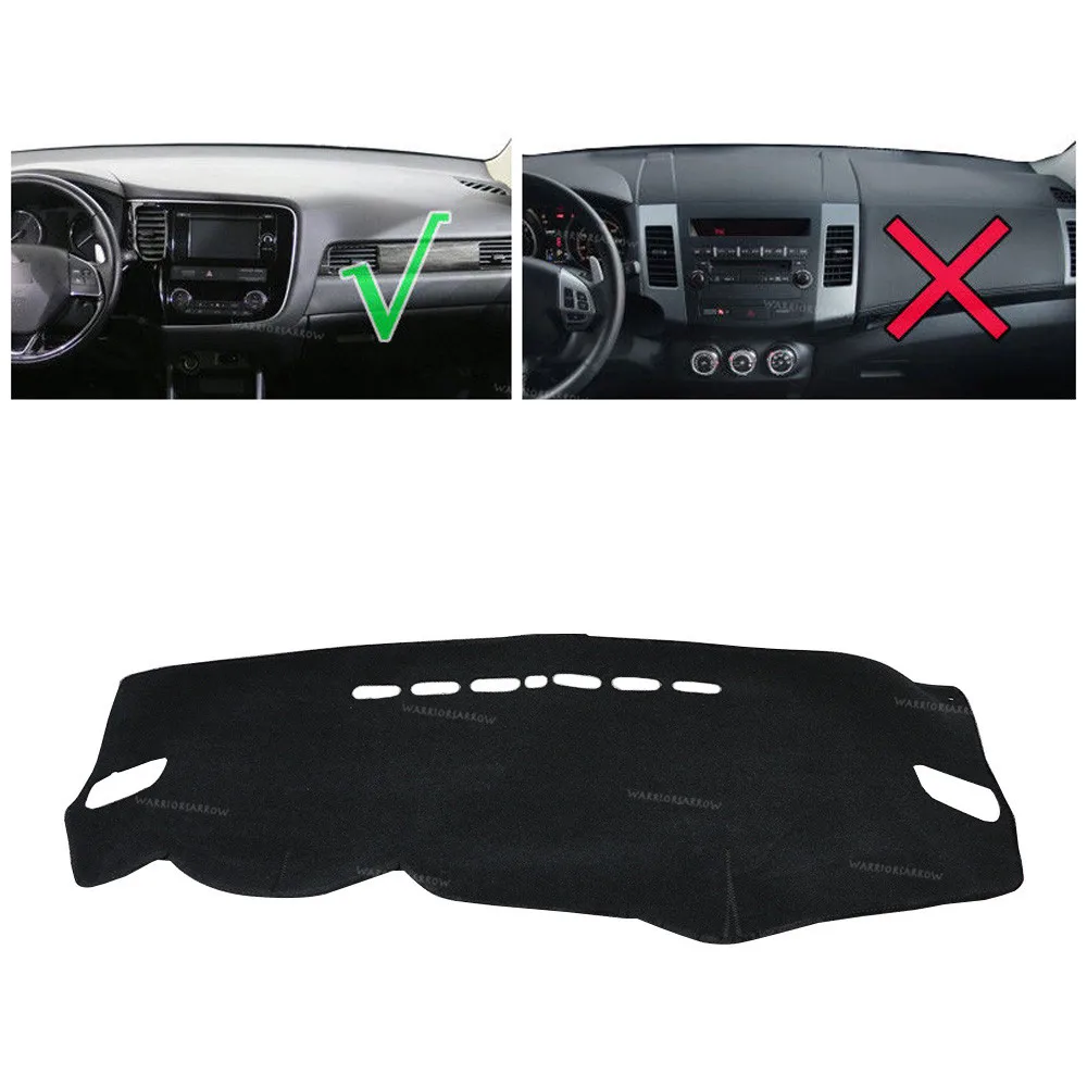 Для MITSUBISHI OUTLANDER 2014 2015 2016 2017 крышка приборной панели автомобиля Dashmat Даш коврик