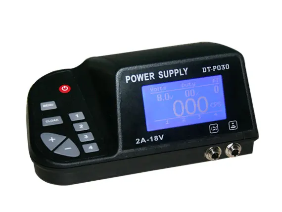 

Power Supplies New Design High Quality Digital Tattoo Power Supply Professional LCD Tattoo Makeup Tattoo Supply