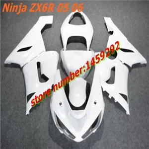 

NN Обтекатели Fit Kawasaki ZX6R ZX6R инъекций Ninja636 2005 2006 05 06 мотоцикл полный комплект обтекателя Кузов Cowling белый жемчуг