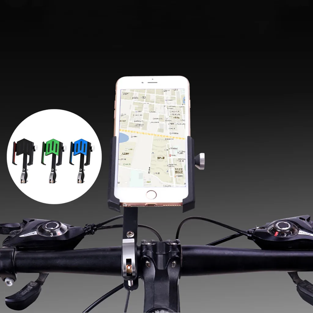 New Aluminum Bicycle Holder Alloy Bike Handlebar For Cell Phone Gps Mount Accessories велосипедные аксесуары | Спорт и