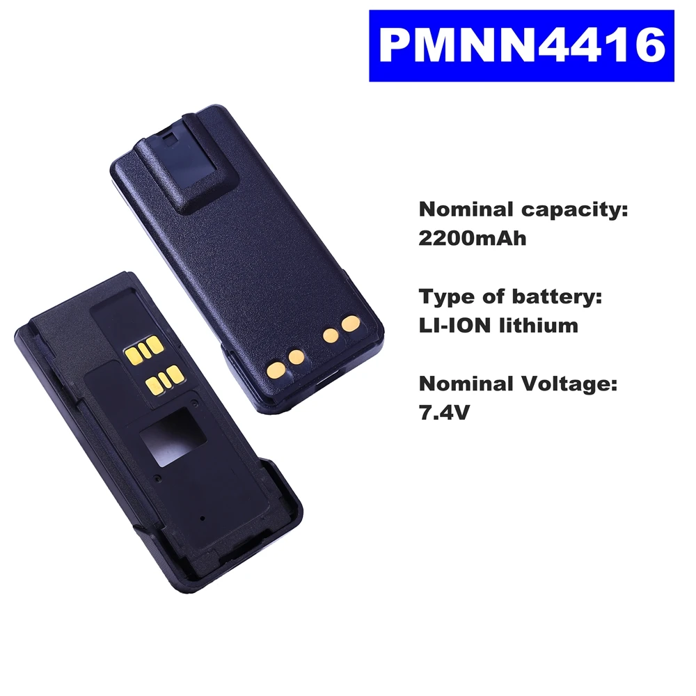 Литий ионный аккумулятор PMNN4416 7 4 В 2200 мАч для рации Motorola XIR P6620/P6600 двухстороннее