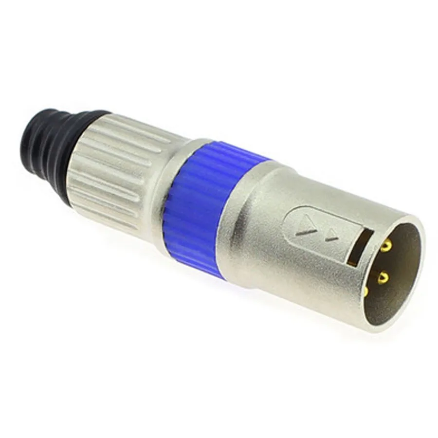 EClyxun 2 шт. XLR 3 контактный микрофонный аудиоразъем позолоченный штырьковый разъем