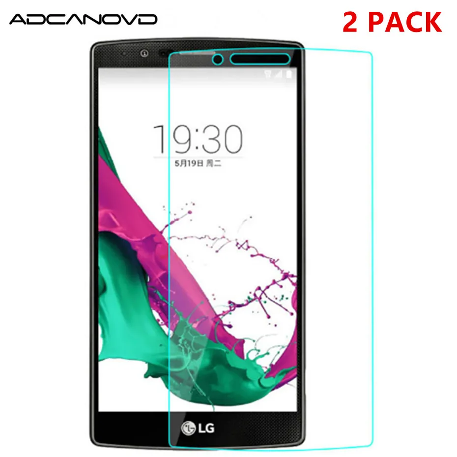 2 шт. Защитное стекло для LG G4 закаленное g4 ультратонкое защитное против царапин lg