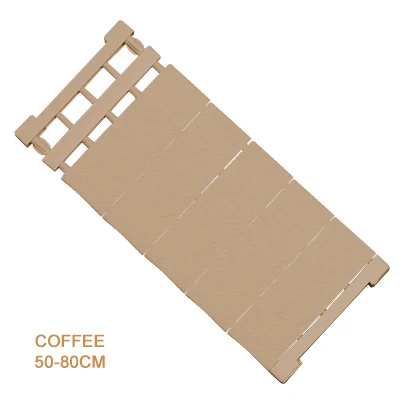 50x80coffee Регулируемая полка для хранения, держатели к полкам, органайзер, ящик, шкаф, органайзер, украшение дома - Цвет: 50x80coffee