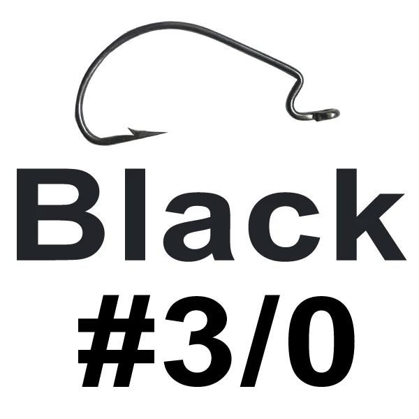 Black 3-0 Cassyaa 10 шт. рыболовные крючки из высокоуглеродистой стали свинцовая головка кривошипный крючок джиг большой кривошипный крючком Мягкая приманка рыболовные аксессуары KXY051 - Цвет: Black 3-0
