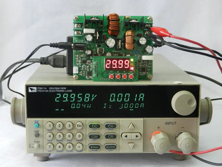 

Digital DC Converter CC CV Power Module Led Driver Auto Step Up/Down 6A Max