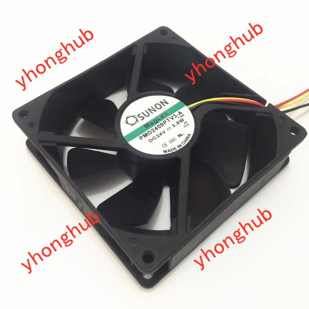 SUNON PMD2409PTV3-A F.GN DC 24V 3,8 W 90x90x25 мм вентилятор охлаждения сервера