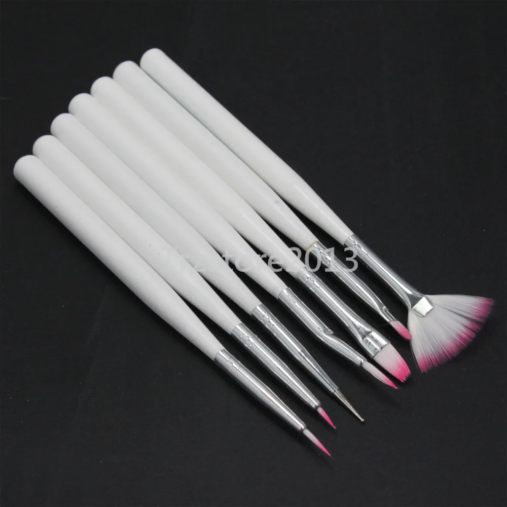 

Набор из 7 предметов, принадлежности для фототерапии, ручка для дизайна ногтей, набор терапевтических плоских кистей