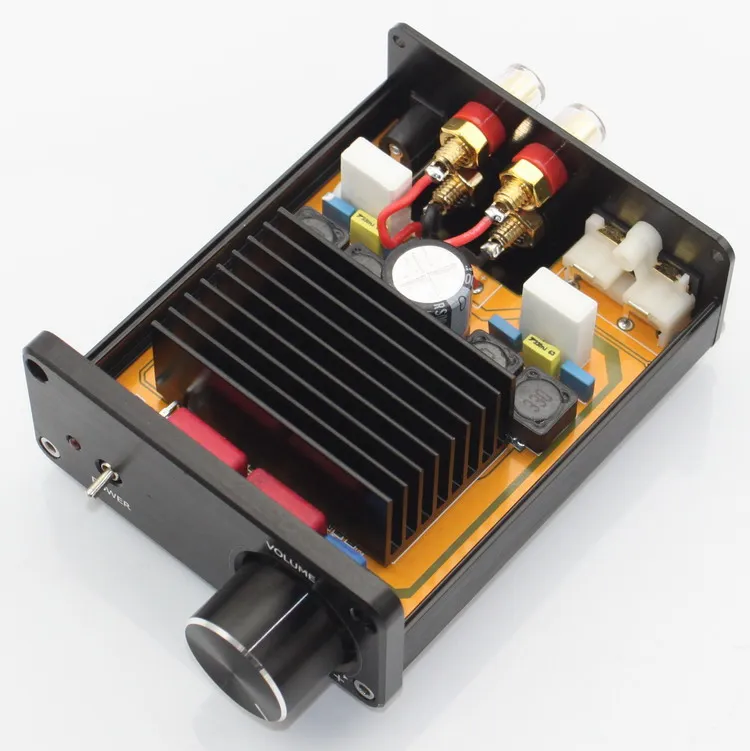 2*100 Вт DC24V 3A TDA7498 мини усилитель 2 0 Настольный мощности с Nkon 2200 мкФ/35 в и мужские