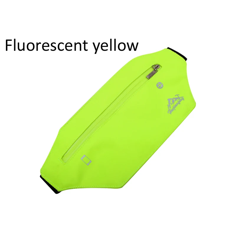 Fluorescent yellow Спортивная сумка женский ремень Новая модная сумка для пробежки Водонепроницаемая нагрудная сумка поясная сумка женская сумка для бега поясные сумки кошелек - Цвет: Fluorescent yellow