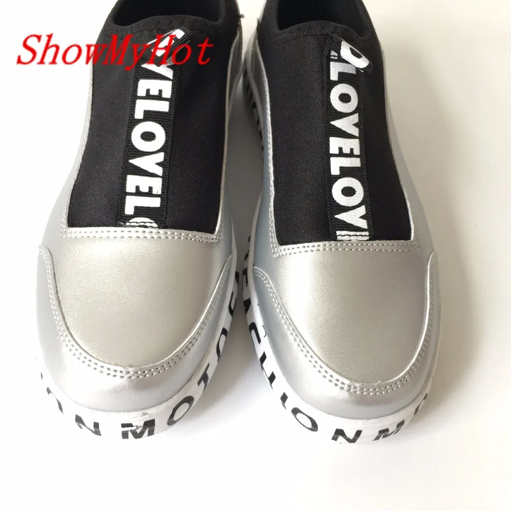 ShowMyHot повседневная обувь модная мужская красная роскошные брендовые черные