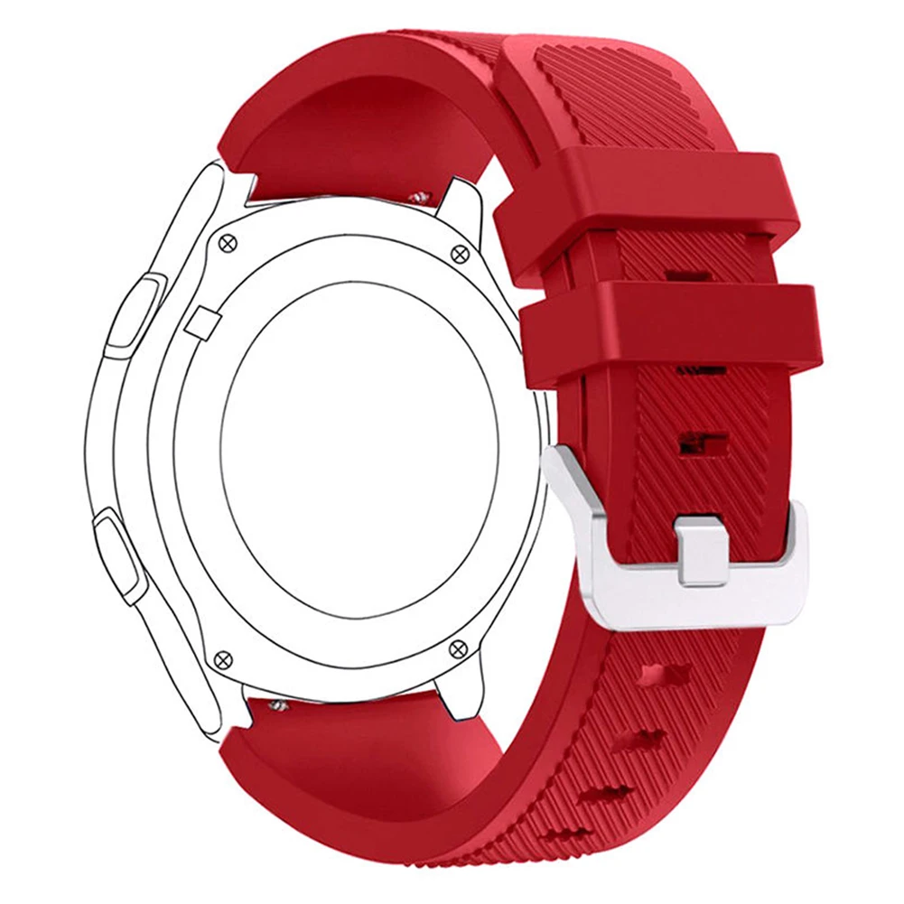 Sanwood силиконовый сменный наручный ремешок спортивный для часов с пряжкой Samsung Gear