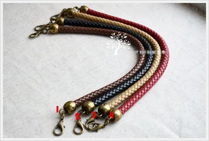 Красочный 36 см56 см Pu вязаный кожаный ремешок для сумок ручка для сумок 5 шт.лот