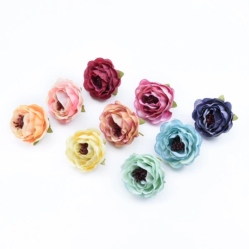 5pcs Autumn decoration diy christmas Garlands silk rose fake plants home wedding bridal accessories clearance artificial flowers