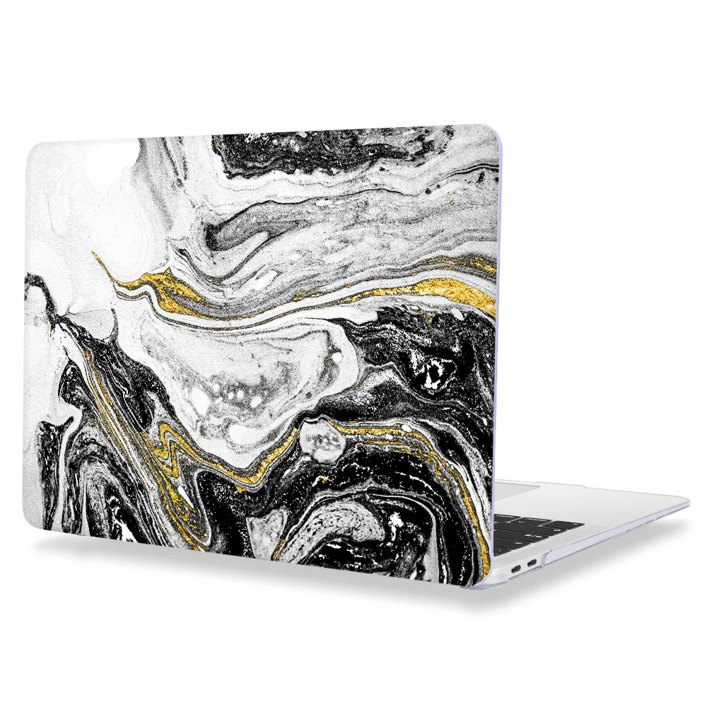 Z274 Чехол для ноутбука Apple MacBook Air 11 13 Pro retina 12 13 15 для Mac book Pro 13,3 15,4 Touch bar мраморный пластиковый жесткий чехол - Цвет: Z274