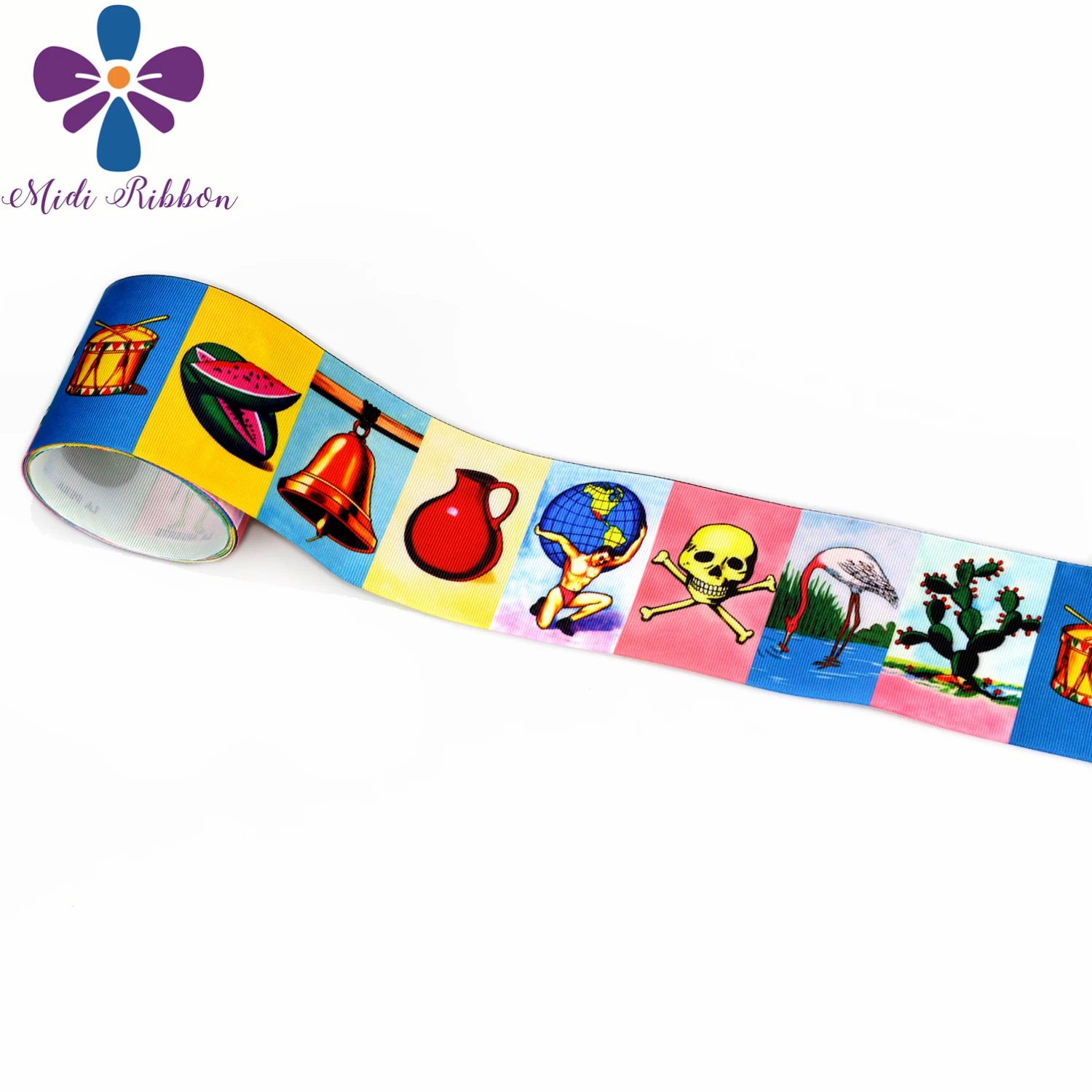 16 мм 75 мексиканская игровая карта с принтом Grosgrain/эластичная лента сделай сам