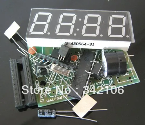 Бесплатная доставка! Набор электронных часов 51 набор для самостоятельной сборки