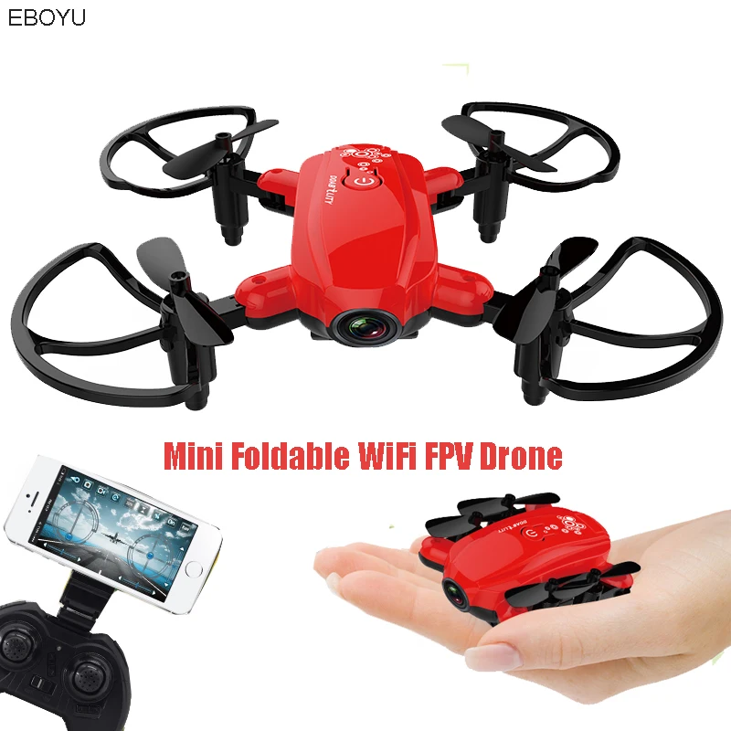 Складной Дрон EBOYU D10WH 2 4 ГГц Wi Fi FPV w/ 720P/ 480P HD камера удержание высоты мини