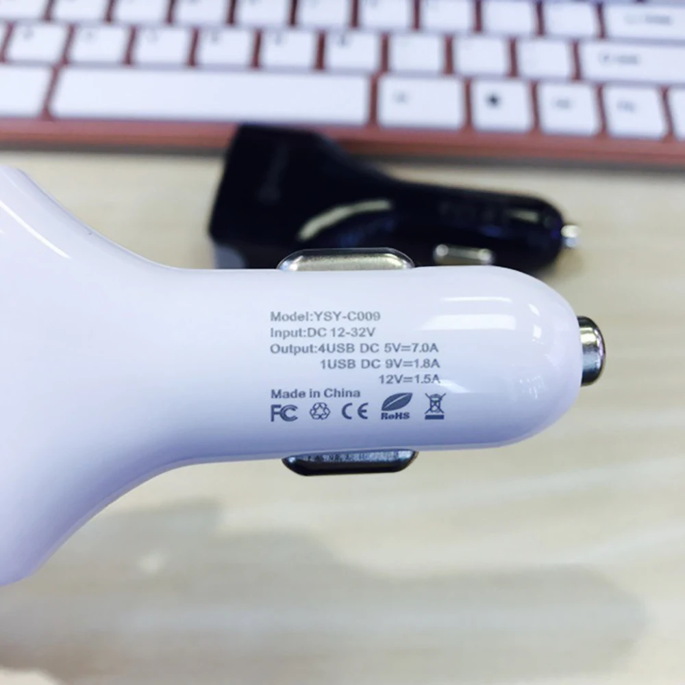 2018 Новый переходник с 4 портами USB для зарядки в машине Быстрая зарядка 3 0 iPhone Samsung