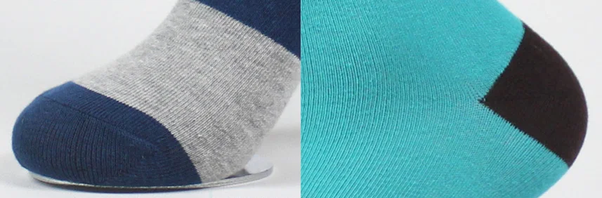 Дизайнерские хлопковые носки мужские повседневные без пятки универсальные