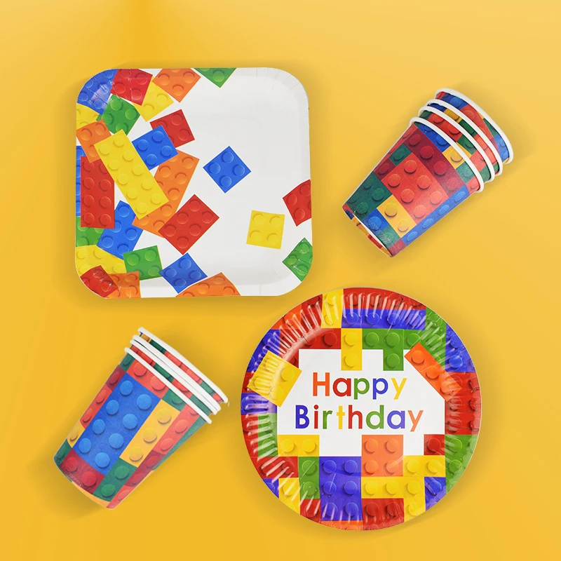 8 шт. одноразовые тарелки для детского праздника | Дом и сад