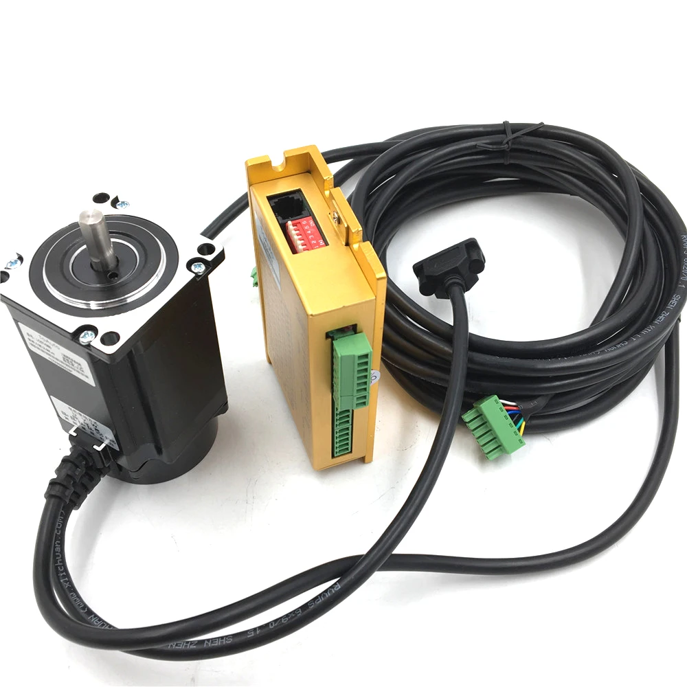 

3 Phase NEMA23 1Nm Hybird Closed-Loop Stepper Motor Drive Kit 20~50VDC 3.5A 57mm for CNC Engraving LC57H355+LCDA357H