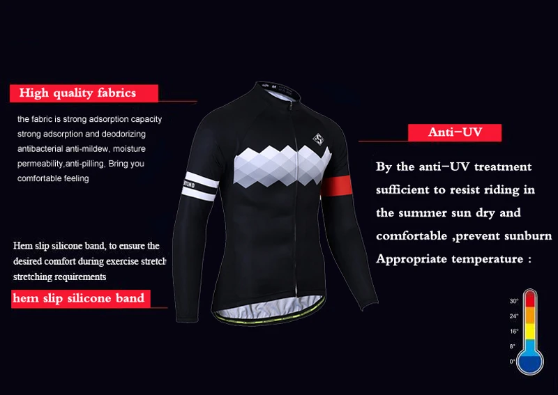 SIILENYOND Pro Велоспорт Джерси с длинным рукавом горный велосипед одежда для велоспорта быстросохнущая дышащая MTB Одежда для езды на велосипеде