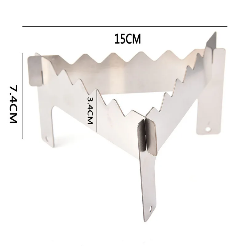 Кронштейн для плиты из нержавеющей стали подставка кастрюль кемпинга прочная