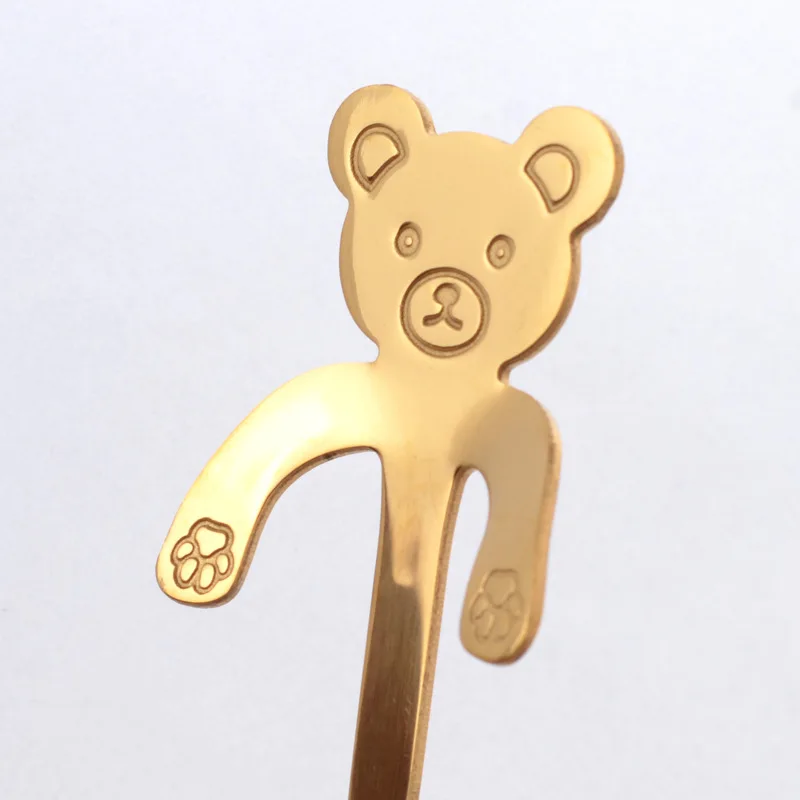 Кофейная ложка из нержавеющей стали 304 2 шт. мини милая мультяшная с ручкой кошки