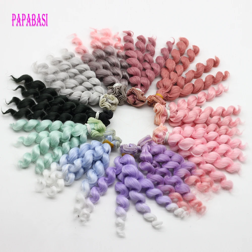 Заводская поставка 1 шт. 15 см толстые розовые синие фиолетовые золотые кукольные