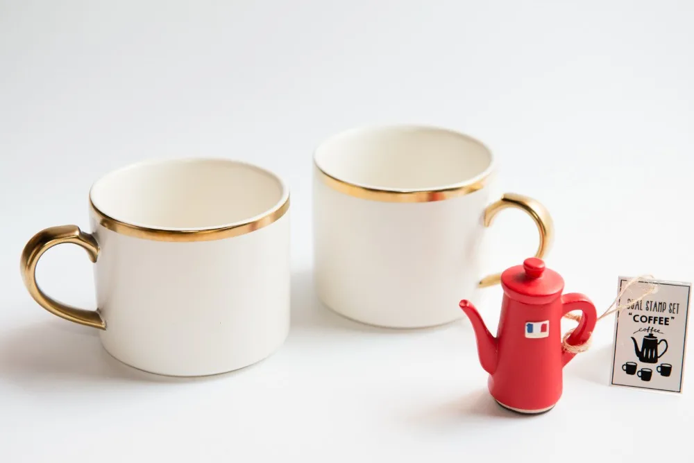 Новое прибытие! Сокращенное стиль кружки кофе. Высокое качество ручной росписи