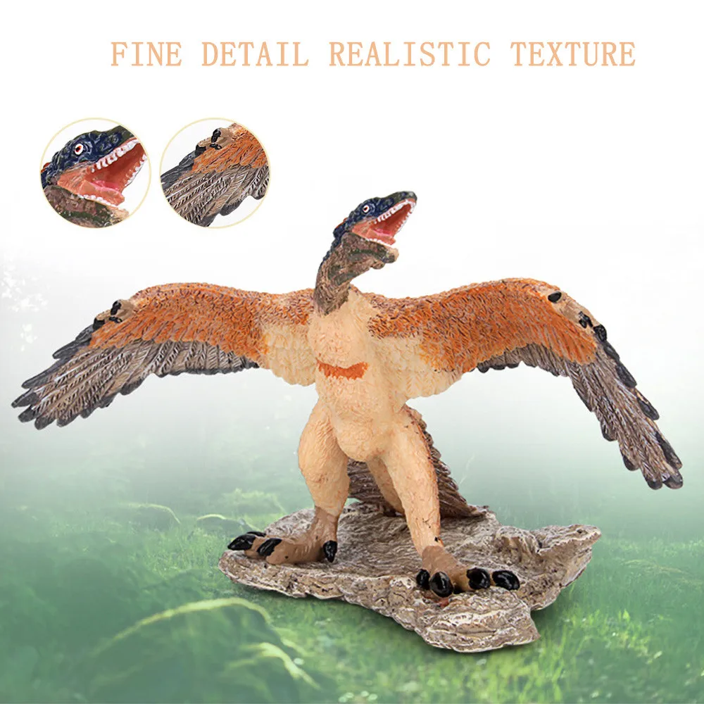 Игрушки Динозавры Многоцветный Обучающие игрушки для детей Археоптерикс модель