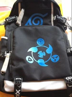 

2018 Anime Naruto Canvas USB Charge Backpacks Unisex Naruto Luminous Schoolbag Mochila Escolar Large Rucksack 020801