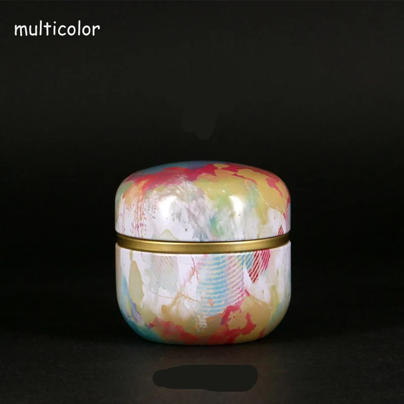 multicolor Многофункциональные мини коробки для хранения чая с крышкой, контейнер для чая в китайском стиле - Цвет: multicolor