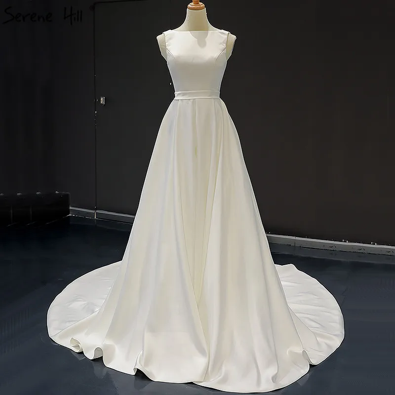 Белый с вырезом &quotлодочка&quot Атласное сексуальное вечернее платье 2021 высокого