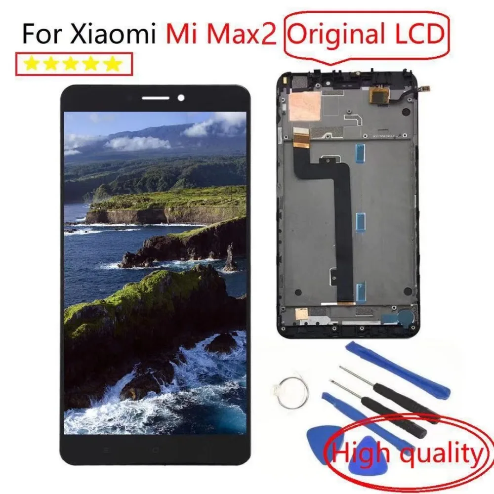 ЖК-дисплей для Xiaomi Mi Max 2 lcd Touch Max2 панель сенсорный экран стеклянная сборка с