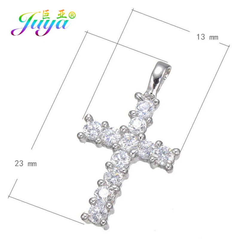 Juya DIY религиозный Святого кулон поставки Кубического Циркония Христианский