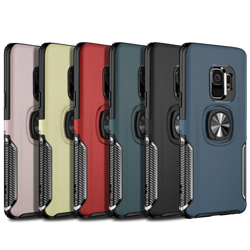 Противоударный чехол для samsung Galaxy S9 плюс S10 S8 S10E Note8 Note9 A6 A8 Note 9 A70 A50 A40 кольцо крышки samsung S9Plus чехол s