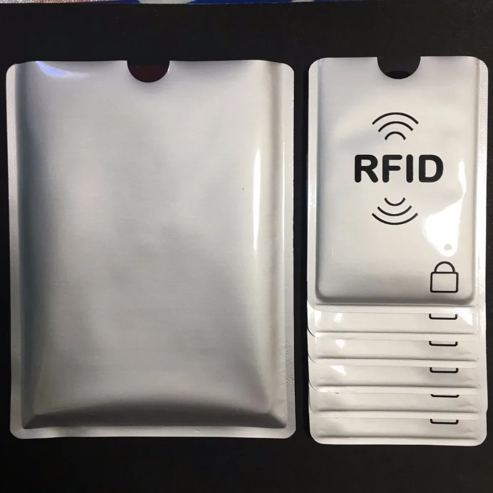 10 + 3 шт. защита от сканирования RFID блокировка рукава кредитная карта и паспорт для