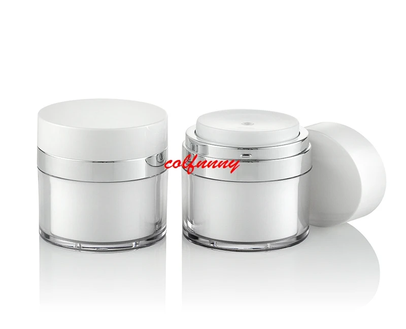 50 г Косметическая банка пустые акриловые банки для крема Вакуумная бутылка пресс