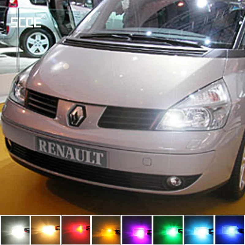 

Для Renault Espace IV Fluence Kangoo SCOE 2015 Новый 2X 12SMD светодиодный передний парковочный фонарь передний боковой маркер источник светильник автостайлинг