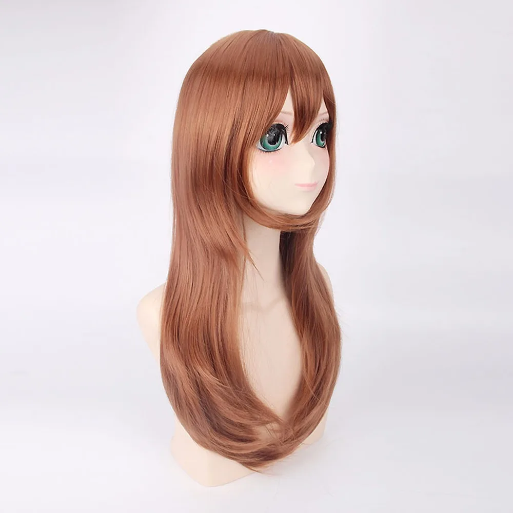 VEVEFHUANG Высокое качество аниме LoveLive!Sunshine! Kunikida Hanamaru 60 см льняной коричневый парик