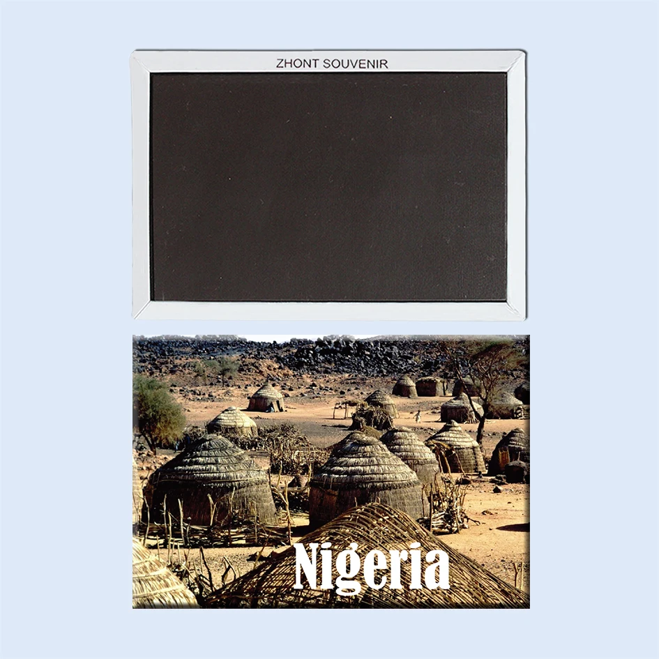 Нигерия Afrika местный дом 22580 пейзаж магнитный холодильник путешествия сувениры