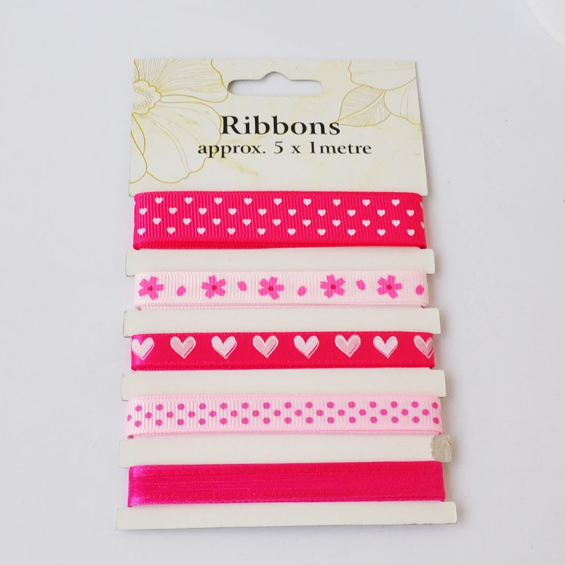 Набор лент из 100% полиэстера QITAI 5 упаковок/Сумка для рождественской вечеринки